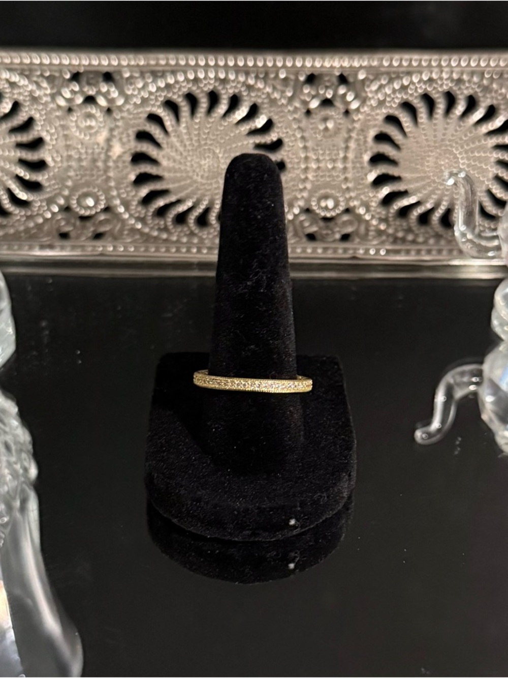 Thin Pavé Band Ring